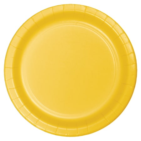 7 School Bus Yellow Dessert Plates 240 PK